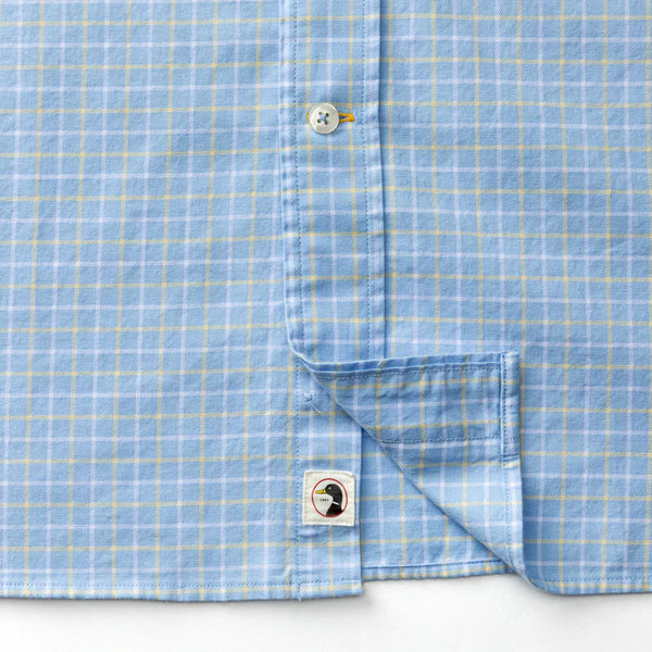 Cotton Oxford Sport Shirt - Serenity Blue