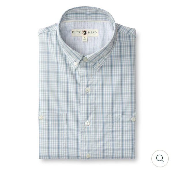 Performance Poplin Guide Shirt
Dover Plaid: Light Blue