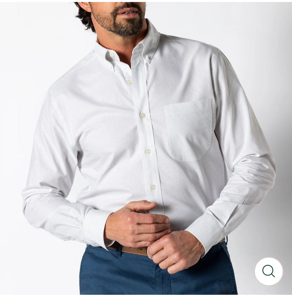 Cotton Oxford Sport Shirt
Mason Plaid - Tan
