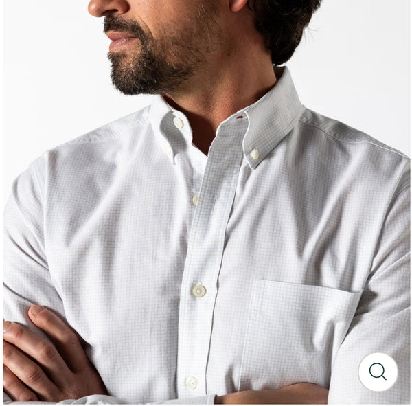Cotton Oxford Sport Shirt
Mason Plaid - Tan