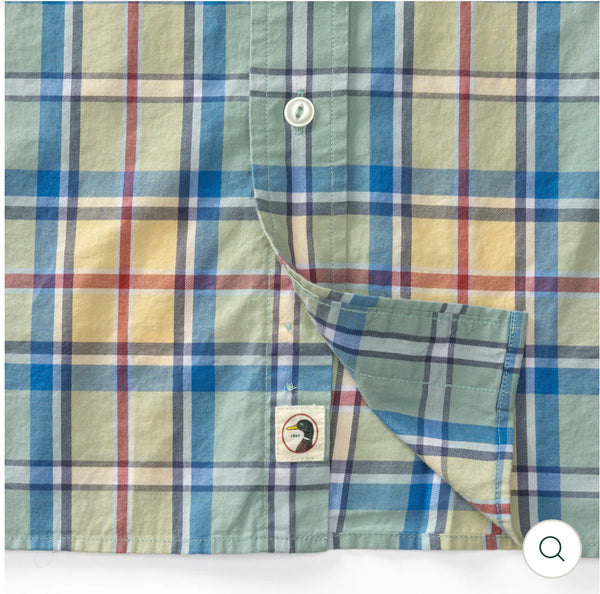 Cotton Twill Sport Shirt - Seaboard Green