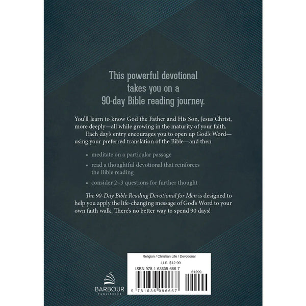 The 90-Day Bible Reading Devotional For Men
