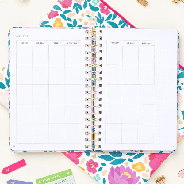 Fresh Start Daily Goal Planner | Lilac Blooms