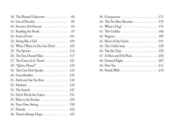 A Look At Life from the Fairway, Book - Devotional