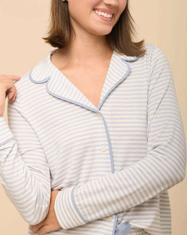 Pajama Top Shoreline Stripe