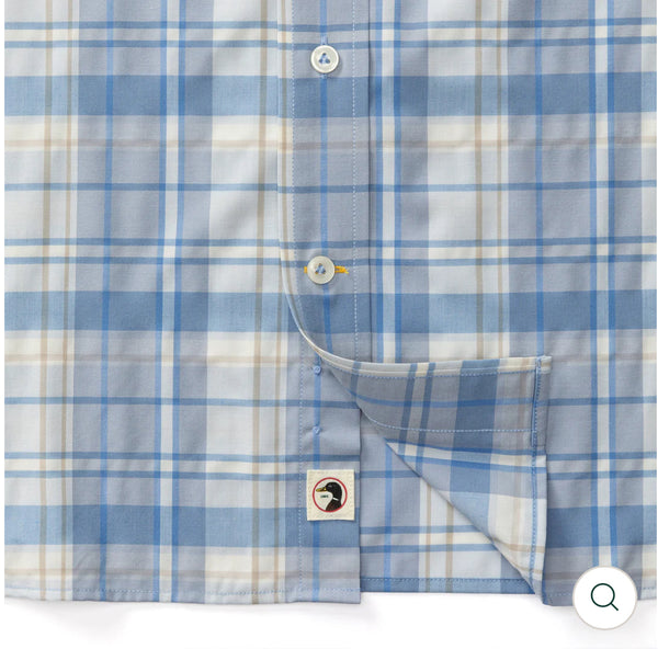 Performance Poplin Sport Shirt
Marina Plaid - Light Blue