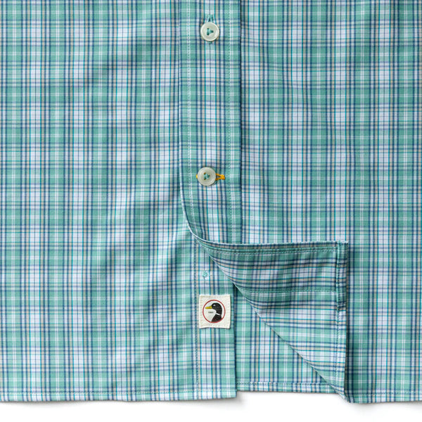 Performance Poplin Sport Shirt - Aspen Green