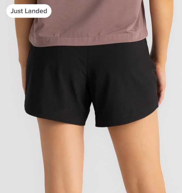 Women's Bamboo-Lined Active Breeze Short – 5" BLACK