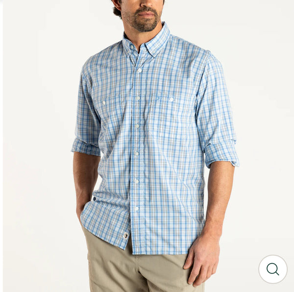 Performance Poplin Guide Shirt
Ellsworth Plaid: Lure Blue