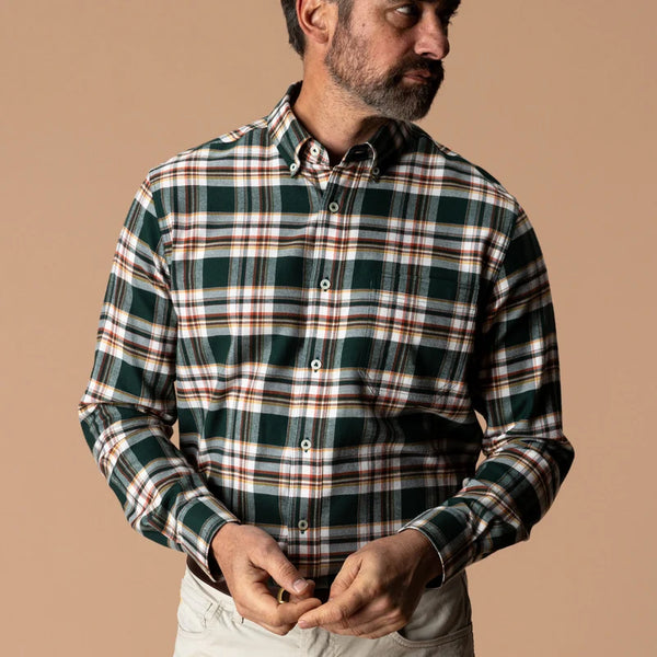 Cotton Flannel Sport Shirt - Pine Grove