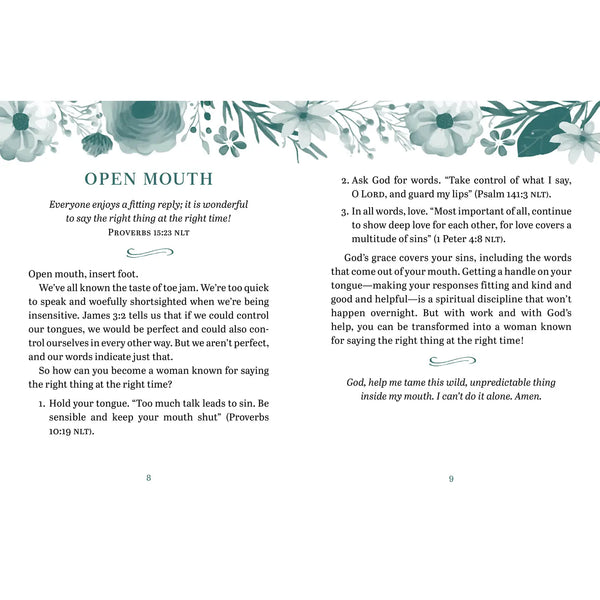 Large Print Devotions: 90 Wisdom-Filled Readings For Women