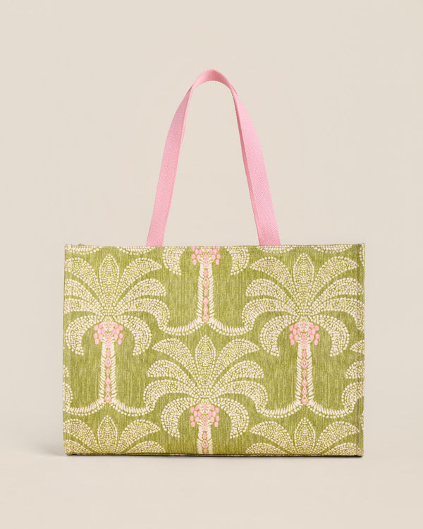 Market Tote Castillo Green Palms