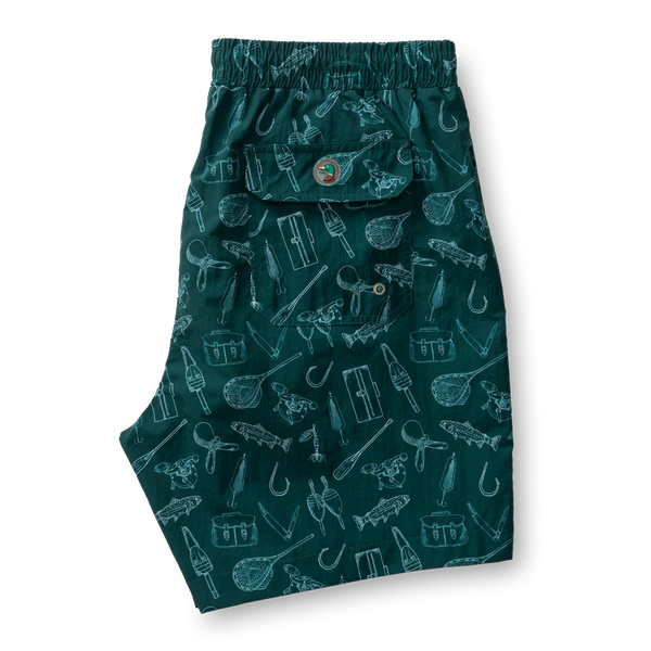 6" Sailport Swim Short - Midnight Teal