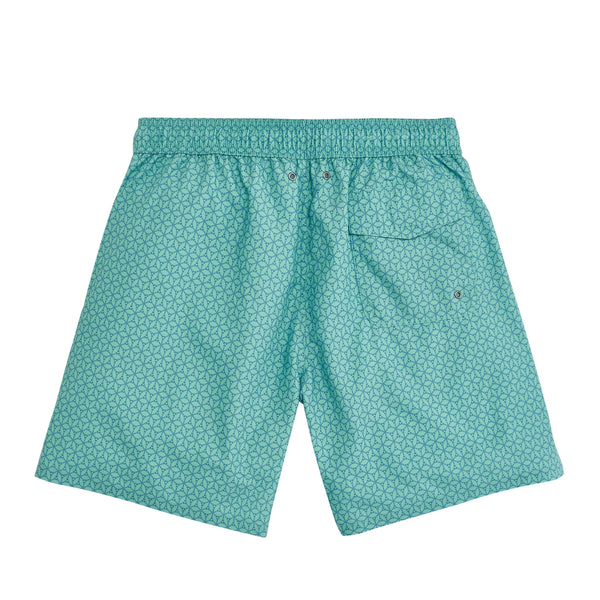 Out Of Office Swim Trunk - Posy Green