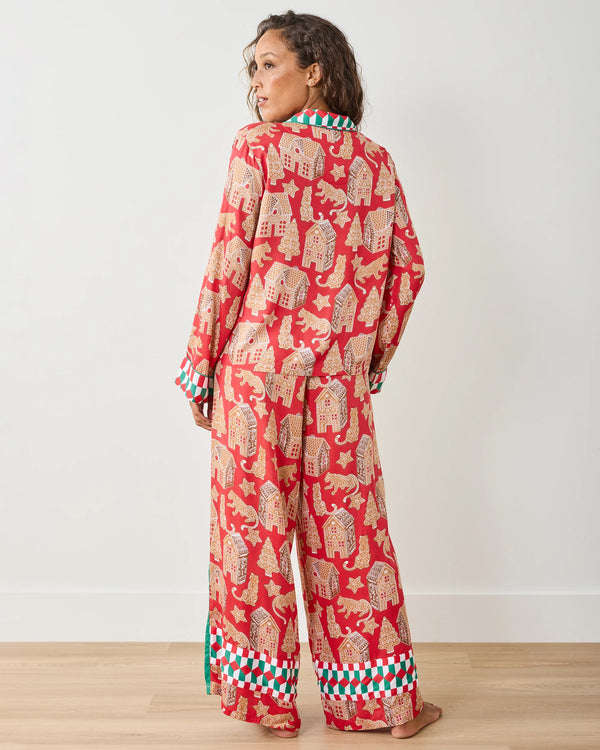 Eco Satin Rittenhouse Set in Gingerbread Party