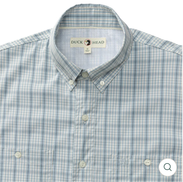 Performance Poplin Guide Shirt
Dover Plaid: Light Blue