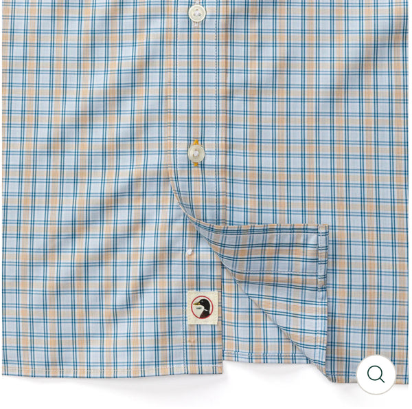 Performance Poplin Sport Shirt
Driggs Plaid - Oak Buff