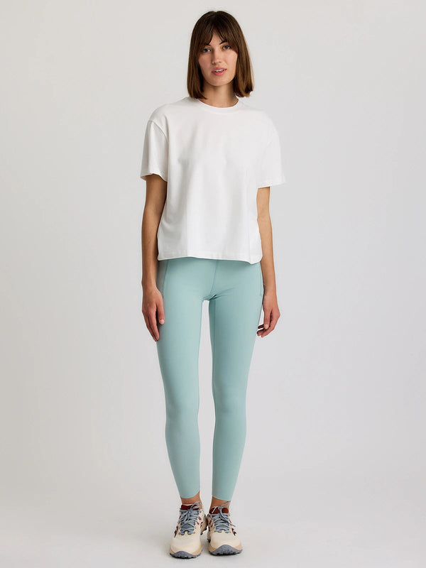 Women's Bamboo Current Boxy Tee: Bright White
