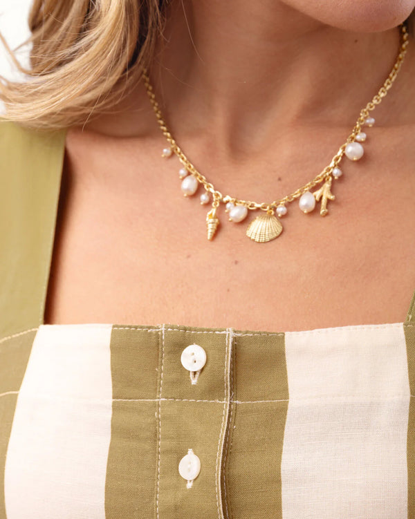 Lorraine Midi Dress Castillo Stripe