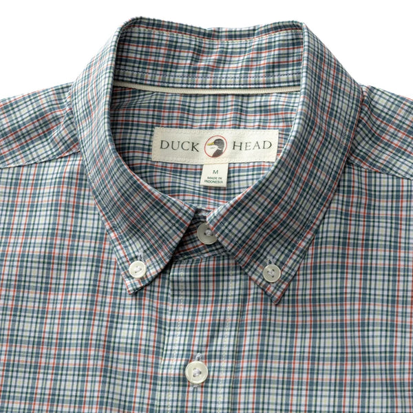 Performance Poplin Sport Shirt - Stormy Teal