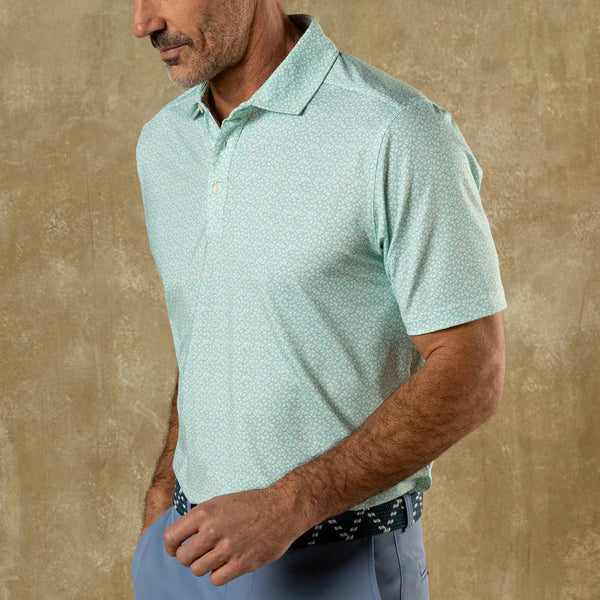 Long Drive Performance Polo - Seafoam Green