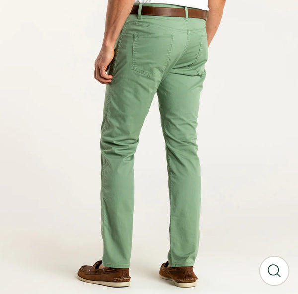 Shoreline Five-Pocket: Rowing Green