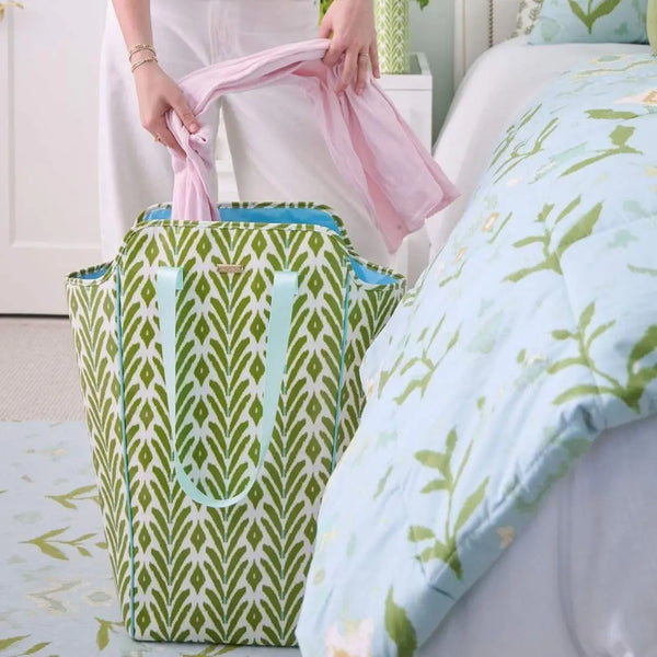 Petite Frond Green Laundry Bag