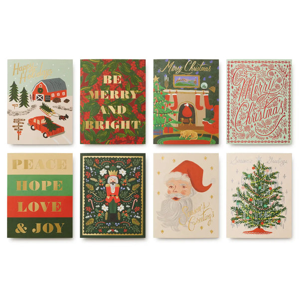 Holiday Wishes Essentials Assorted Card Box, 16 Cards