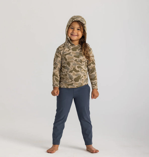Toddler Bamboo Shade Hoodie - Barrier Island Camo
