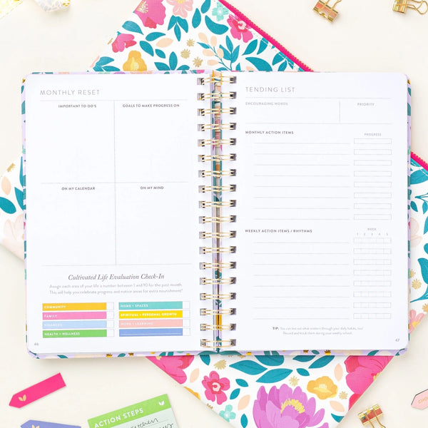 Fresh Start Daily Goal Planner | Lilac Blooms