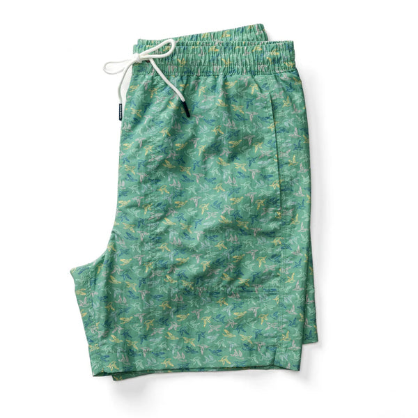 6" Sailport Swim Short - Aspen Green