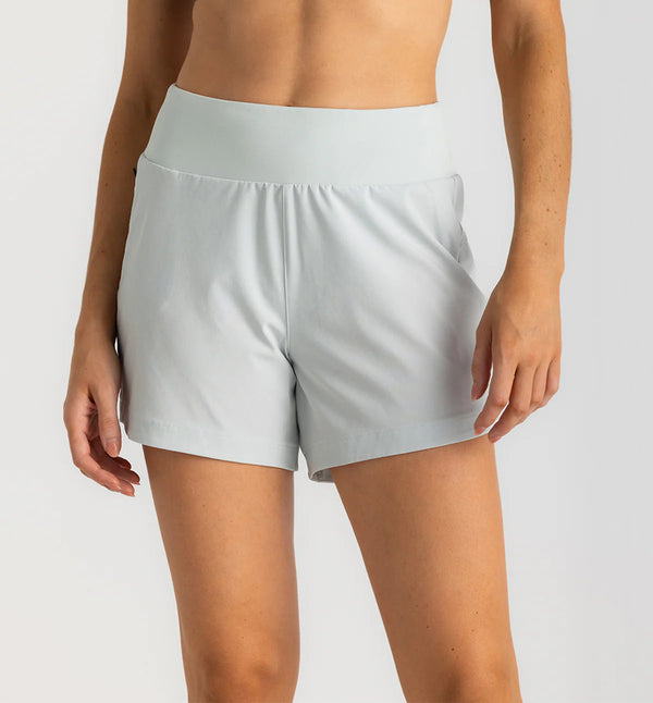 Women's Bamboo-Lined Active Breeze Short – 5" SKY GRAY
