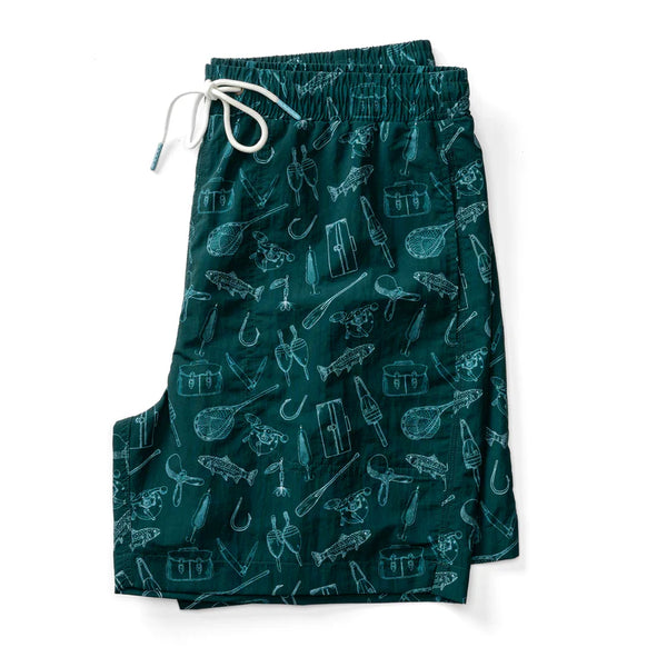 6" Sailport Swim Short - Midnight Teal