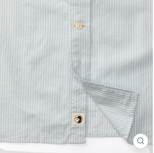 Cotton Oxford Sport Shirt
Collins Stripe: Light Blue