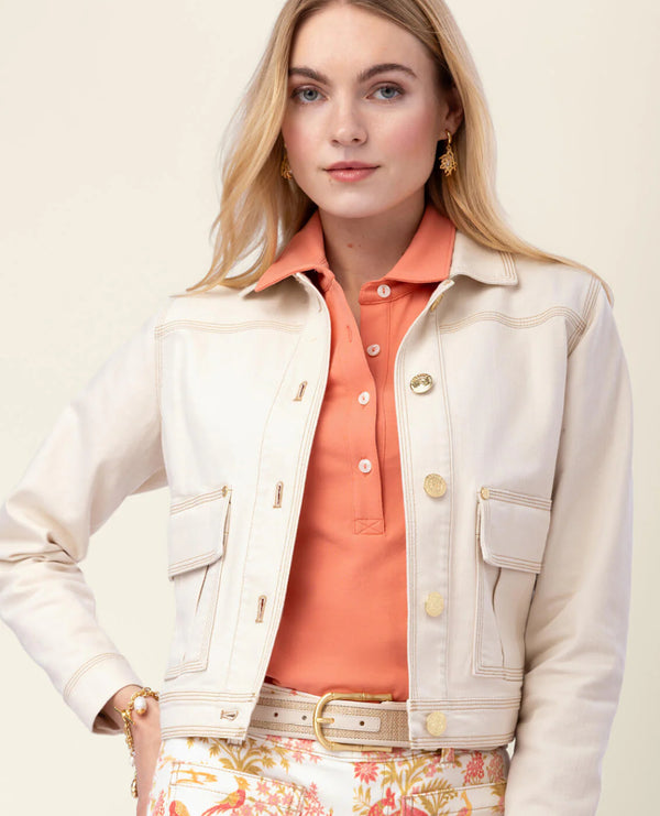 Kiersten Denim Jacket Sand