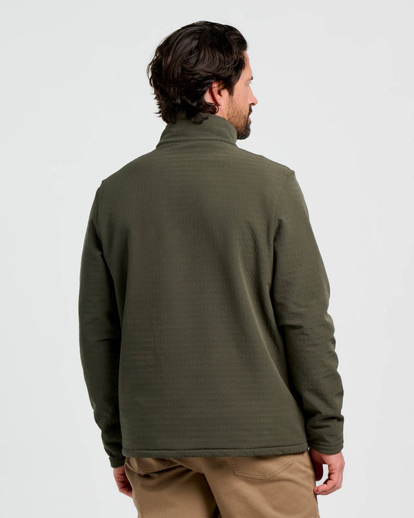 Men's Downvalley Quarter Zip - Dark Forest