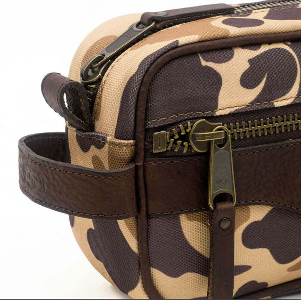 Campaign Waxed Canvas Shave Kit - Vintage Camo