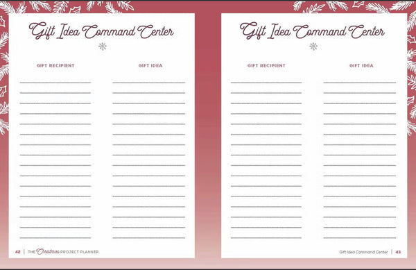 The Christmas Project Planner