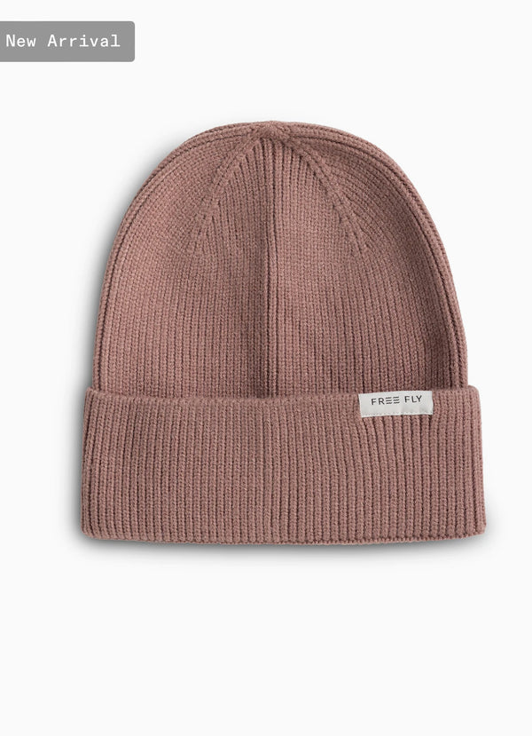 Knit Beanie: Fig