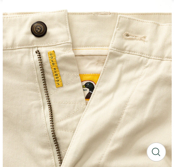 Classic Fit Gold School Chino - Stone