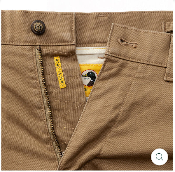Classic Fit Gold School Chino: Toasted Khaki
