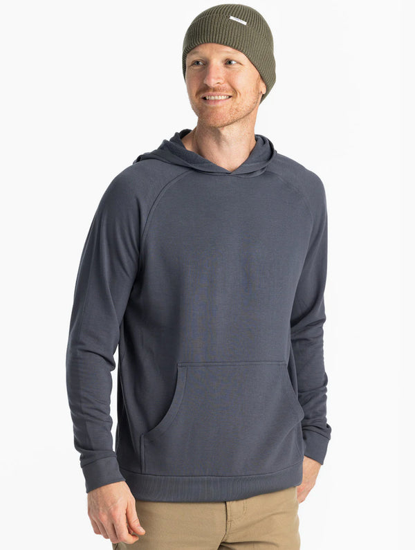 Men's Bamboo Lightweight Fleece Hoodie: Storm Cloud