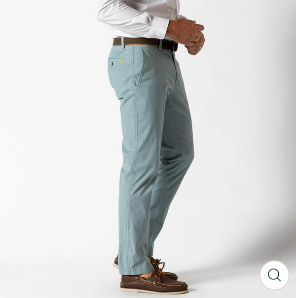Harbor Performance Chino: Silver Blue