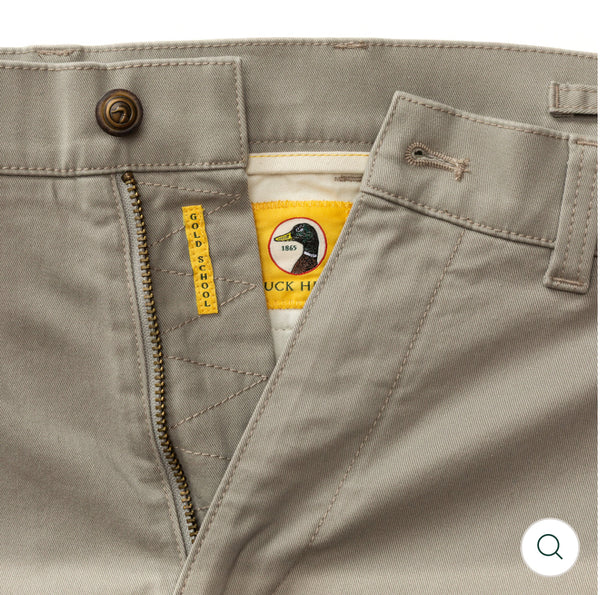 Classic Fit Gold School Chino - Placid Grey