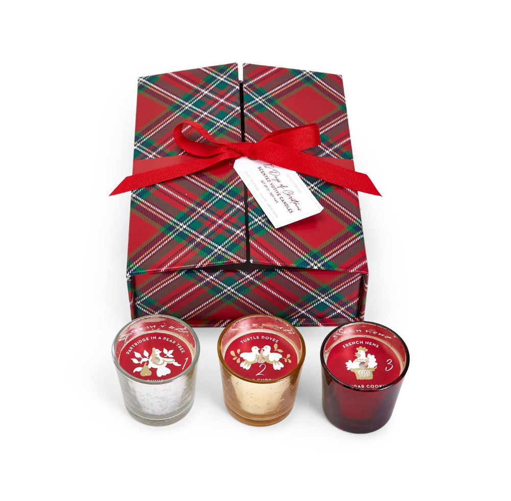 HOLIDAY S/12 SCENTED CANDLES IN GIFT BOX
