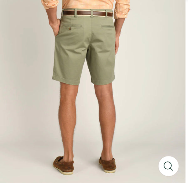 9" Gold School Chino Short - Shadow Green