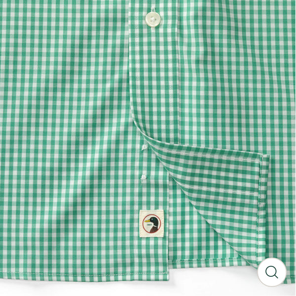 Performance Poplin Sport Shirt: Tidal Green