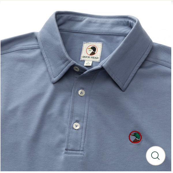 Hayes Performance Logo Polo - Tempest Blue