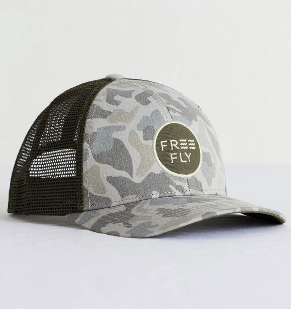 Camo Trucker Hat - Barrier Island Camo