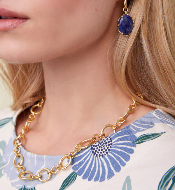 DeVaul Chain Toggle Necklace 18"